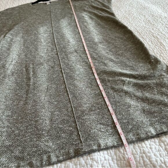 ✨ Pure Jill Women’s Gray Sleeveless Sweater Dress Small Tall - Picture 10 of 11